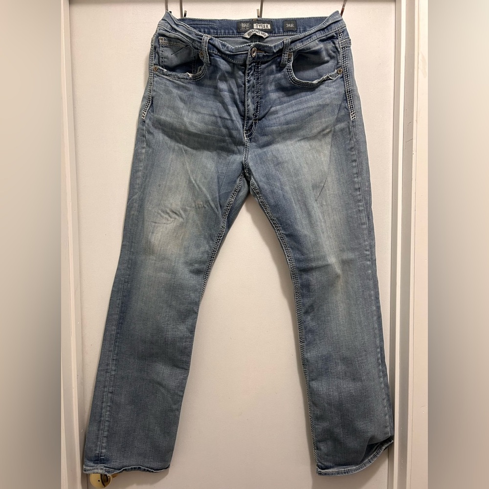 BKE Light Blue Straight Leg Jeans